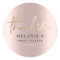 Thank You Personalized 16th Bridal Rose Gold