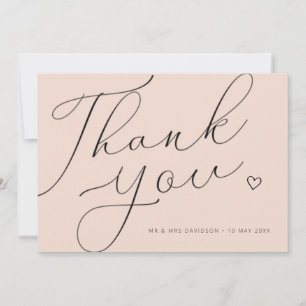 THANK YOU   personalized double sided wedding