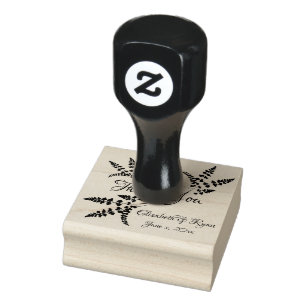 Thank You, Personalized Rubber Stamp