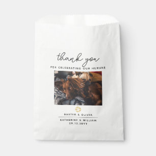 Thank You Pet Photo Wedding  Favour Bag