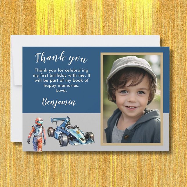 Thank you Photo Boy Race 5th Birthday (Creator Uploaded)