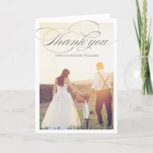 Thank You Photo Cards Wedding