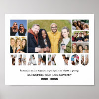 Thank You Photo Collage Farewell Retirement Party