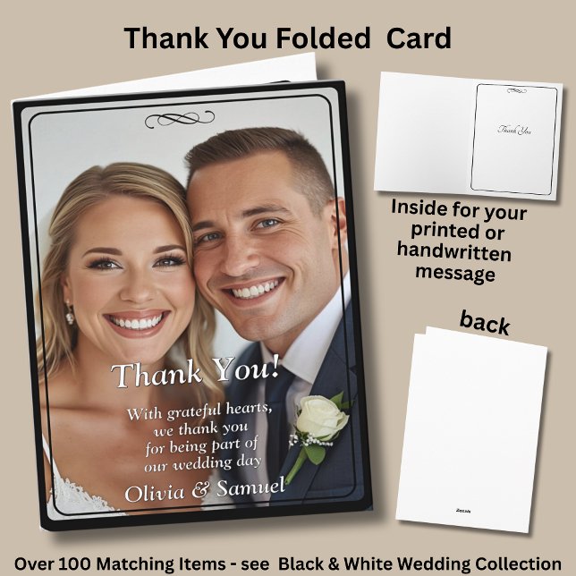 Thank You - Photo on Black White, (Creator Uploaded)