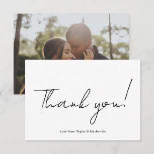 Thank You Photo Personalized Card