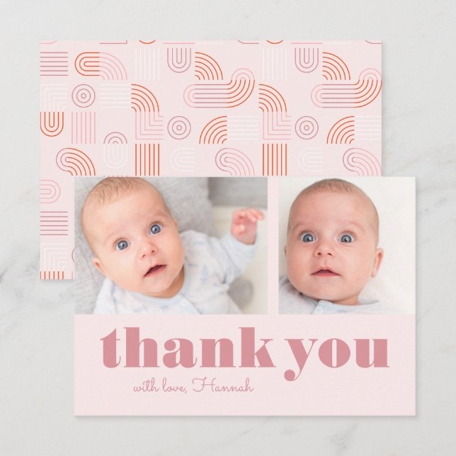 THANK YOU | Photo & Thanks Card (Front/Back)