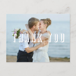 Thank You Photocard Postcard