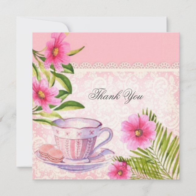 Thank you pink card (Front)