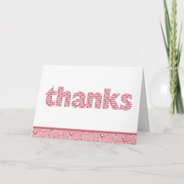 Thank You Pink Daisies (Front)