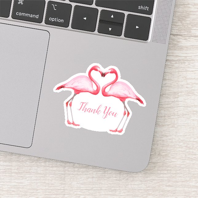 Thank You Pink Flamingos (Detail)