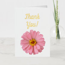 Thank You! Pink Flower