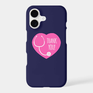 Thank You   Pink Heart Stethoscope