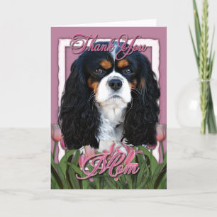 Thank You - Pink Tulips - Cavalier - Tri-Color Card