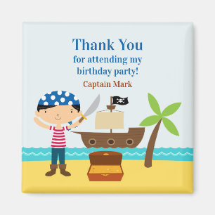 Thank You Pirate Magnet