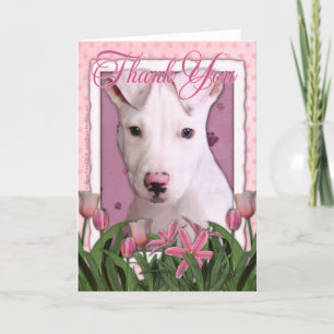 Thank You - Pitbull Puppy - Petey Card