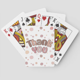 Thank you  playing cards