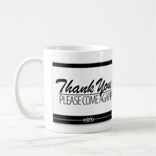 Thank You Please Come Again Doormat Mug