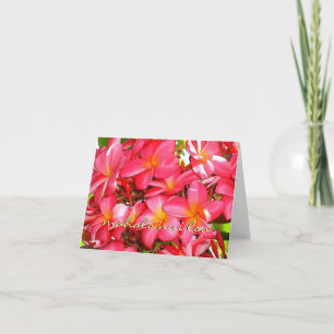 Thank You Plumeria Card