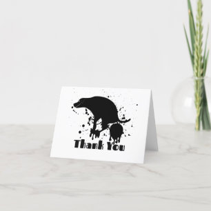 Thank You Pooping Dog Card