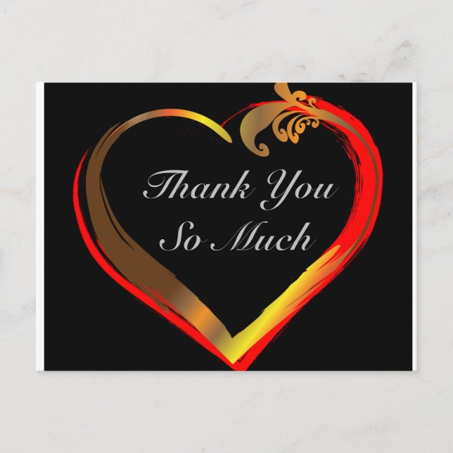 Thank you post card (Front)