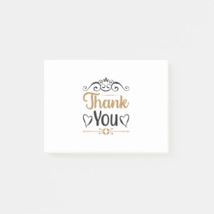Thank you post-it notes