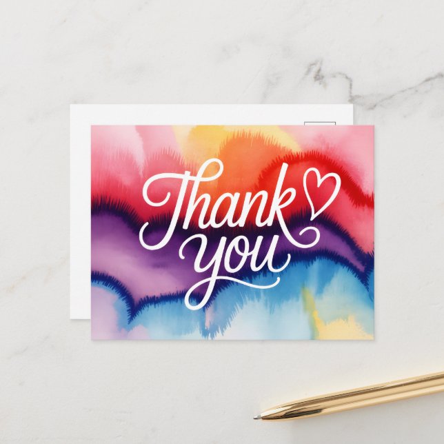 Thank You Postcard (Front/Back In Situ)