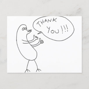 Thank You!!! Postcard