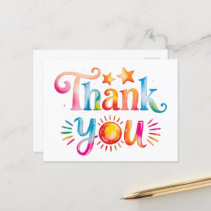 Thank You Postcard