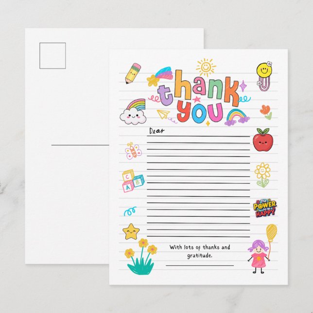 Thank You Postcard (Front/Back)