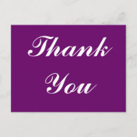 Thank You Postcard