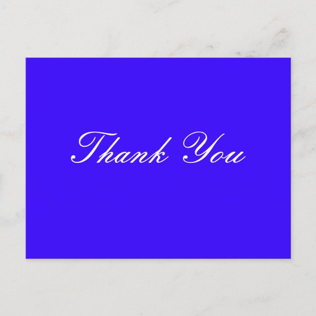 Thank You Postcard (Front)