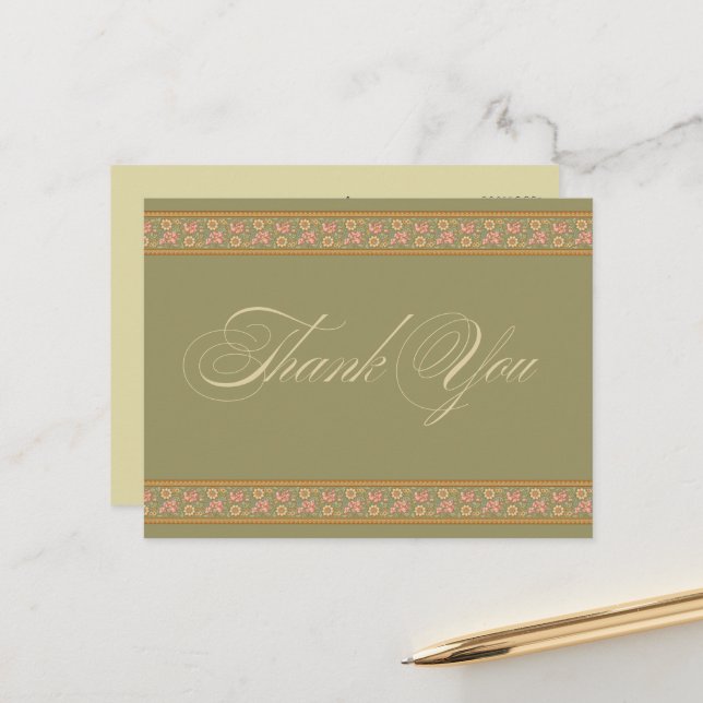 Thank You Postcard (Front/Back In Situ)