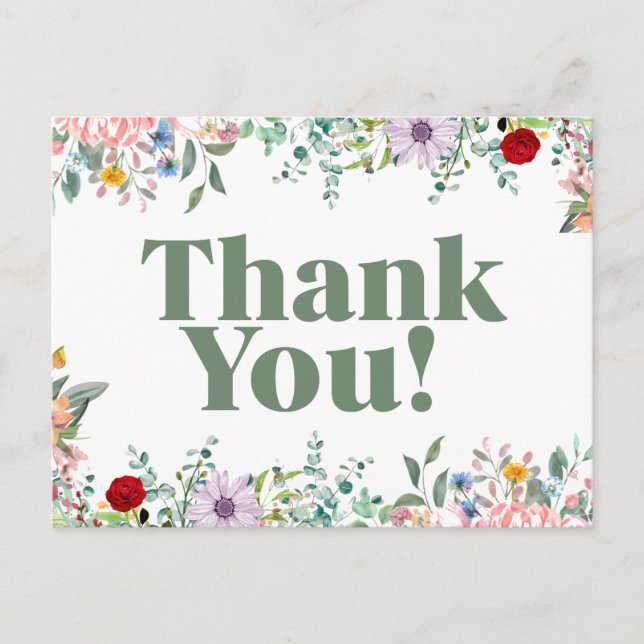 THANK YOU POSTCARD (Front)