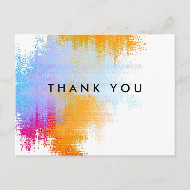 Thank You Postcard Personalized (Front)