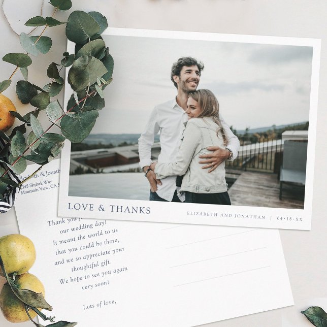 Thank You Postcards for Wedding Guests and Gifts (Creator Uploaded)