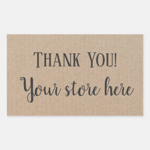 Thank you Product Modern Hipster Craft Sticker