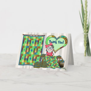 Thank You - Quilter Melody - Making Quilts Card