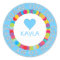 Thank You Rainbow Sticker for Kids Party
