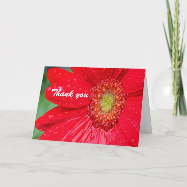 Thank You Red Flower (Front)