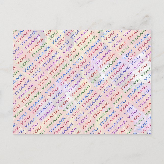 THANK YOU return Gift - What an Idea Postcard (Front)