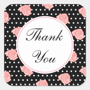 Thank You Rose Stickers