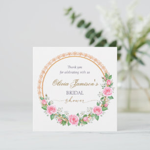 Thank You Roses & Baby’s Breath Bridal Wreath