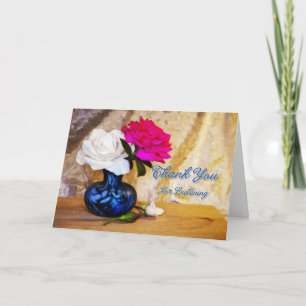 Thank you roses for listening card