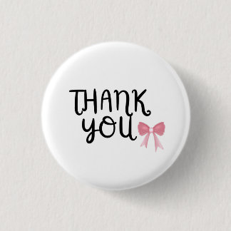 Thank You Round, 1.25 inch 1 Inch Round Button