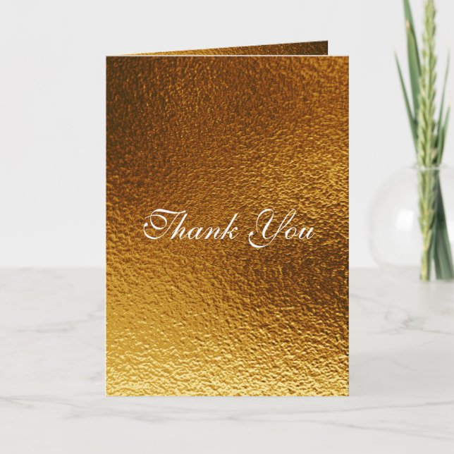 Thank You Royal White Golden Mettalic Shiny (Front)