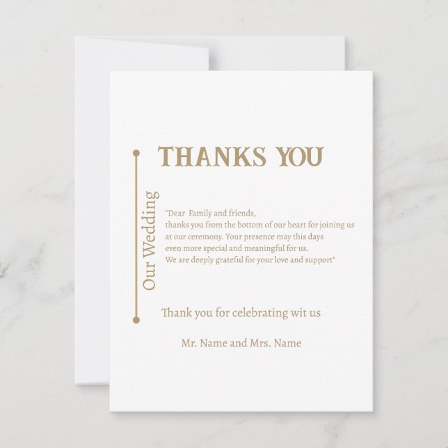 Thank you RSVP card (Front)