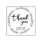 Thank you Rubber Stamp