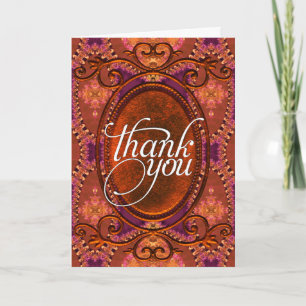 Thank You   Rustic Bohemian Decor  Cards