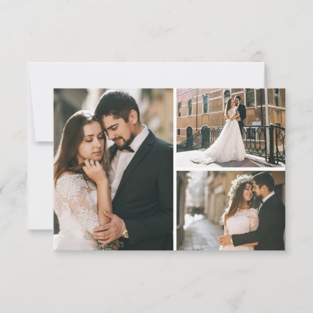 Thank You Rustic Boho Arrows & Floral Wedding Card (Front)