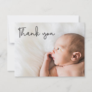 Thank You Script and Baby Birth Announcement